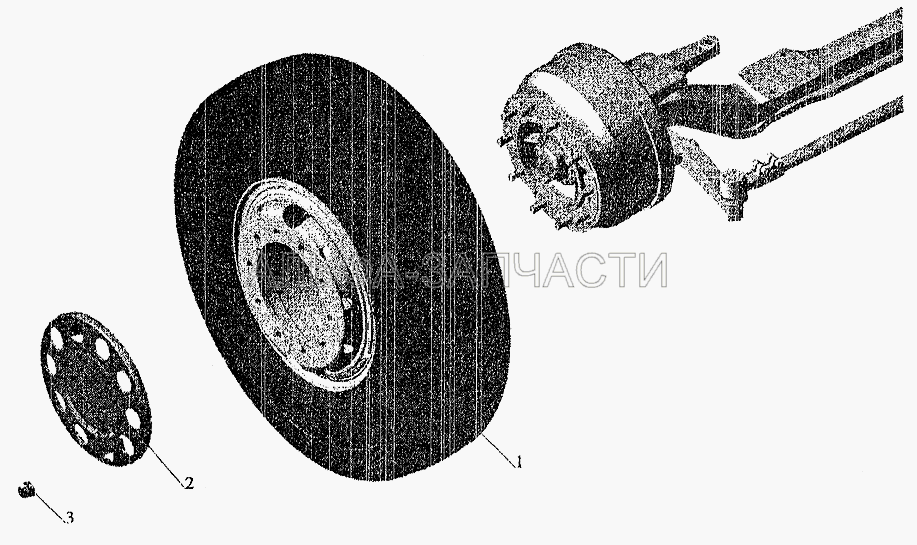 Установка передних колес 54321-3100005  